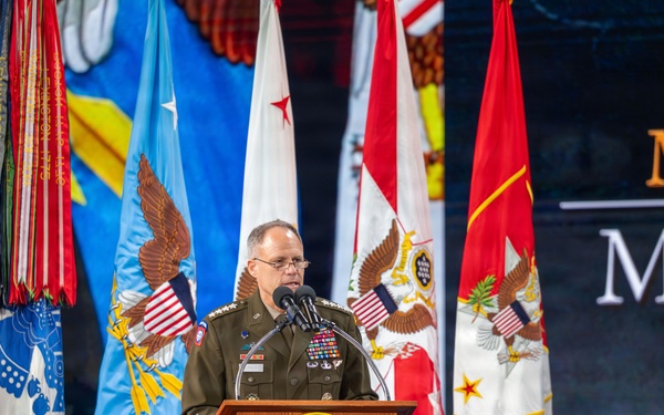 Hall of Heroes Induction Ceremony for Medal of Honor recipient Maj. Nicholas Dockery