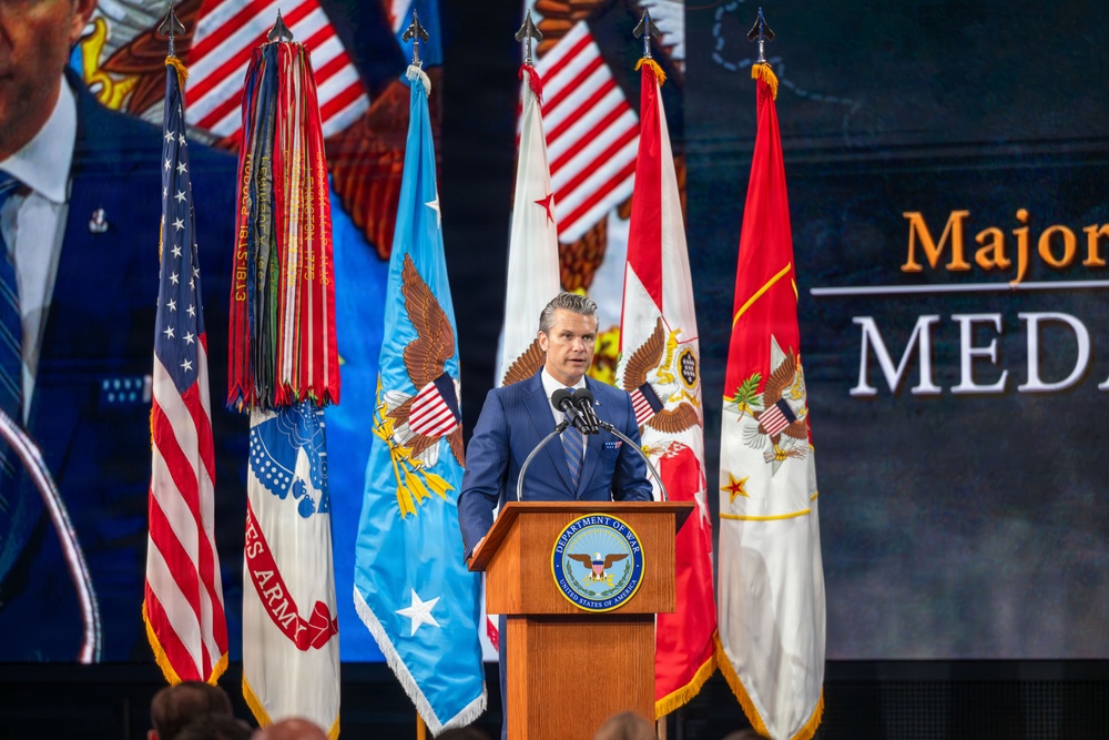 Hall of Heroes Induction Ceremony for Medal of Honor recipient Maj. Nicholas Dockery