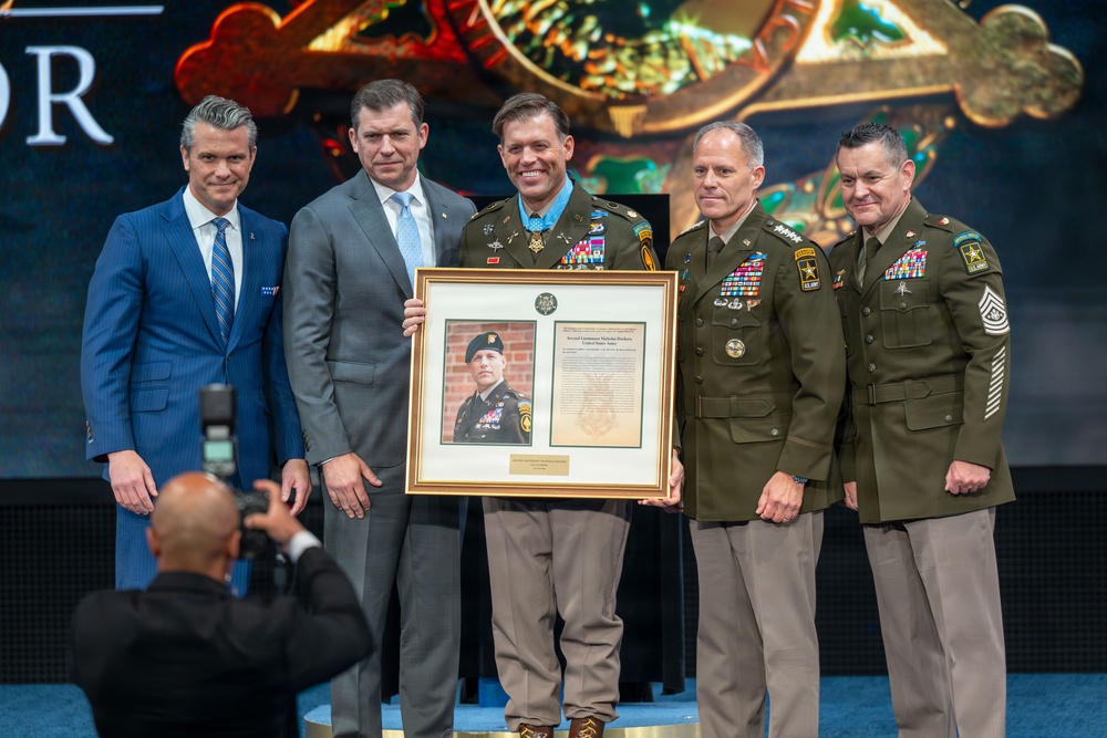 Hall of Heroes Induction Ceremony for Medal of Honor recipient Maj. Nicholas Dockery