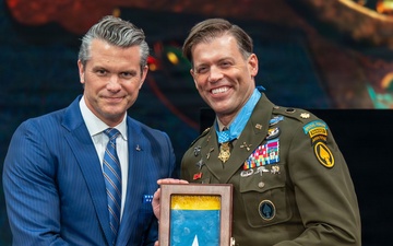 Hall of Heroes Induction Ceremony for Medal of Honor recipient Maj. Nicholas Dockery