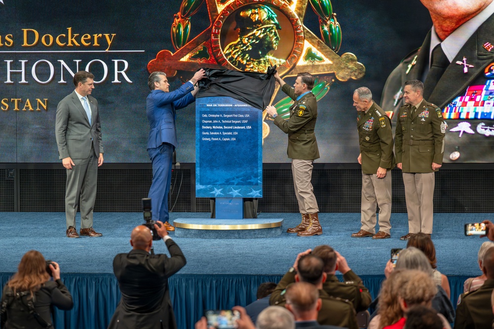 Hall of Heroes Induction Ceremony for Medal of Honor recipient Maj. Nicholas Dockery
