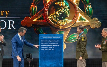 Hall of Heroes Induction Ceremony for Medal of Honor recipient Maj. Nicholas Dockery