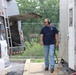 Lockport Lockmaster refuels generator after storms in the area