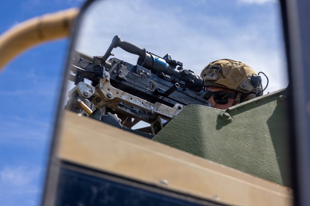 FLEETEX 250 | US, Spanish, and French Marines conduct a machine gun range