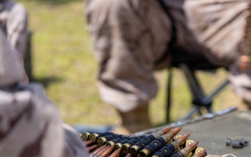 FLEETEX 250 | US, Spanish, and French Marines conduct a machine gun range