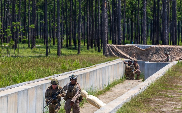FLEETEX 250 | U.S. and French Marines Participate in a Bilateral Company Live-Fire Range