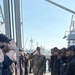 USS PAUL IGNATIUS bids farewell to departing sailors