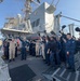 USS PAUL IGNATIUS bids farewell to departing sailors