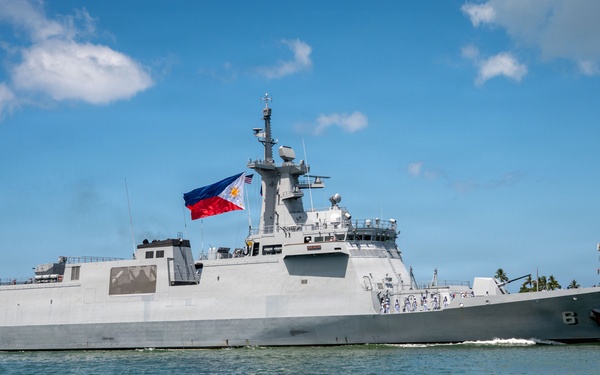 Philippine Navy frigate BRP Miguel Malvar (FFG-6) Arrives to Pearl Harbor for RIMPAC 2026