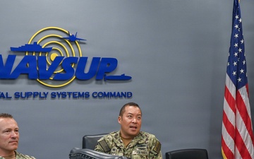 Chief of Supply Corps congratulates VADM Batchelder award winners