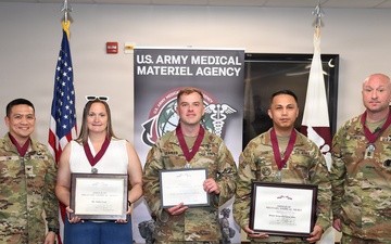 USAMMA recognizes medical logistics leaders with O2M3 induction