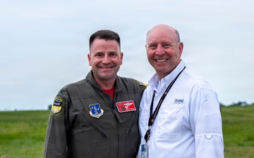 Col. Powers coins retired Brig. Gen. Mark Auer