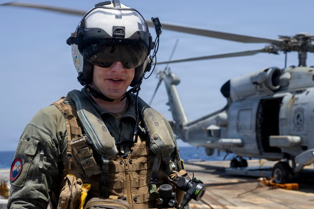 Delbert D. Black Conducts Flight Operations
