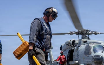 Delbert D. Black Conducts Flight Operations