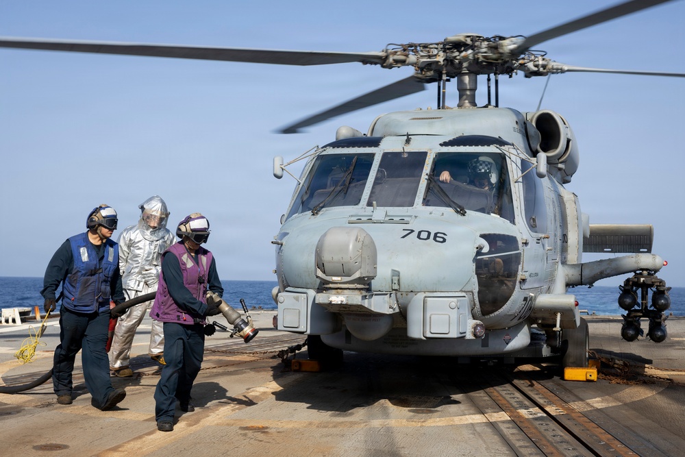 Delbert D. Black Conducts Flight Operations