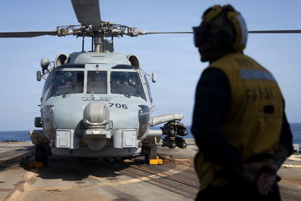 Delbert D. Black Conducts Flight Operations
