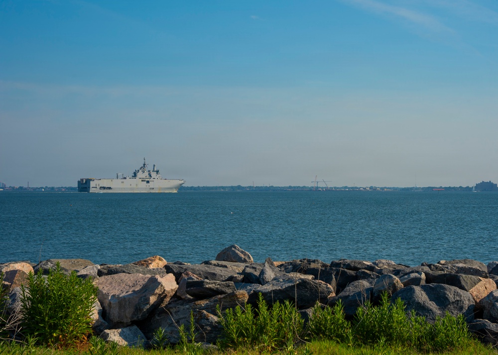 FS Dixmude Departs for FLEETEX 250