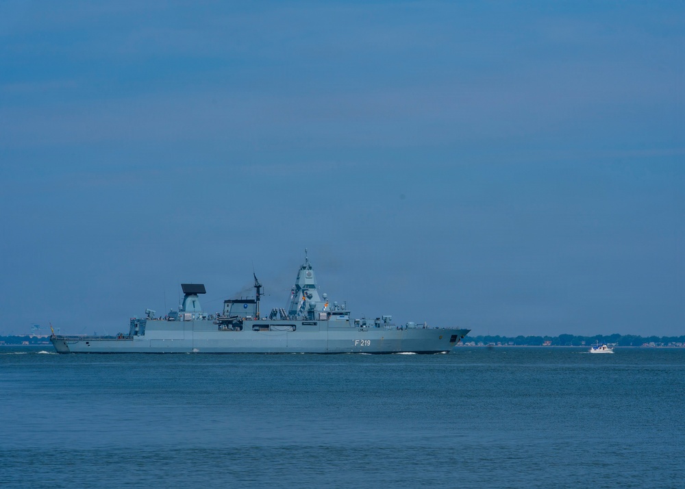 FGS Sachsen Departs for FLEETEX 250