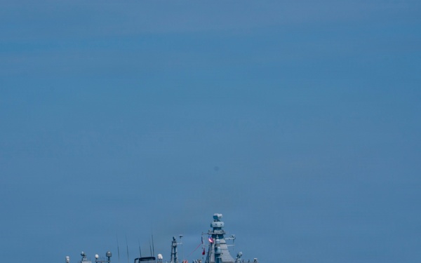 TCG Oruçreis Departs for FLEETEX 250