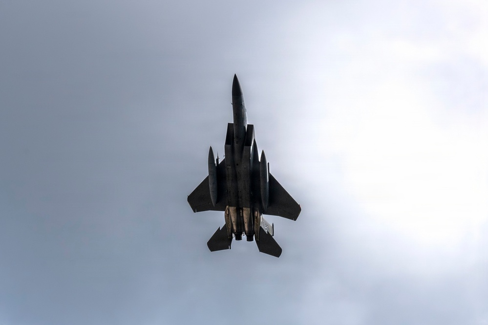 F-15 fly by