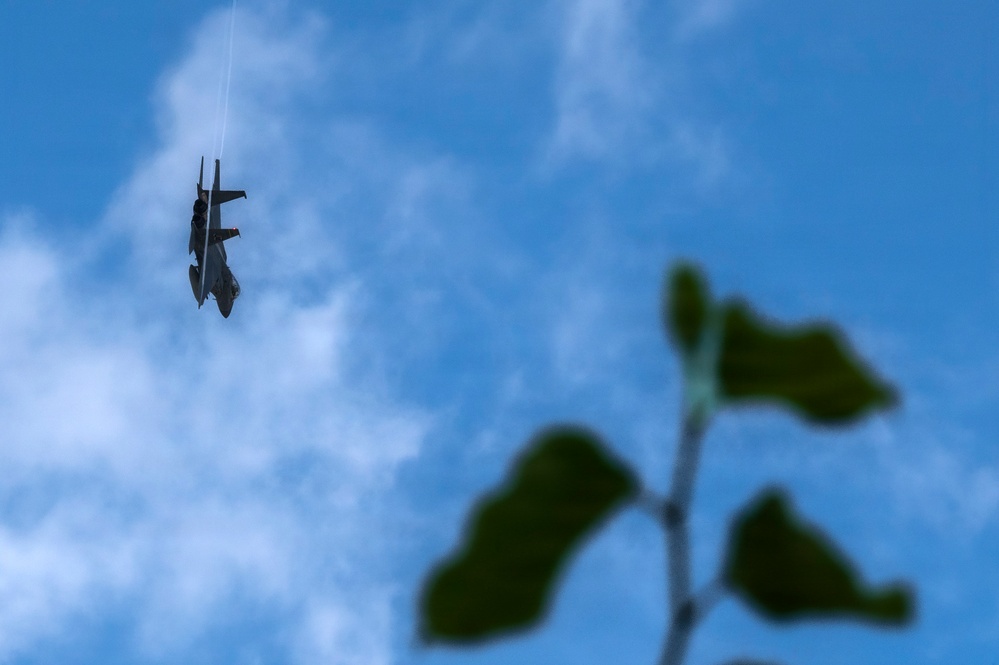 F-15 fly by