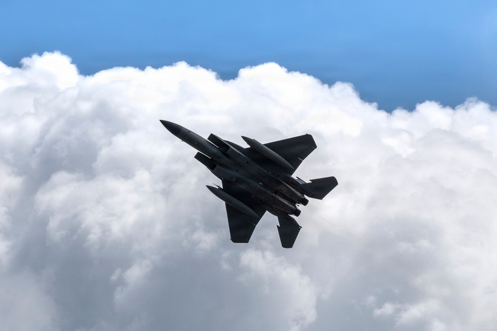 F-15 fly by