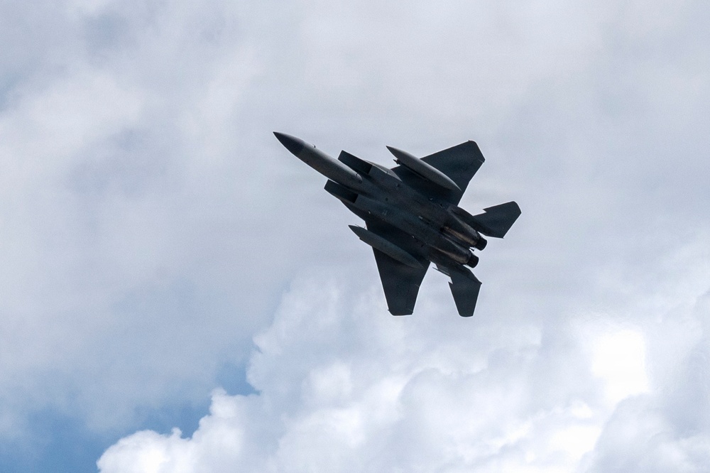 F-15 fly by