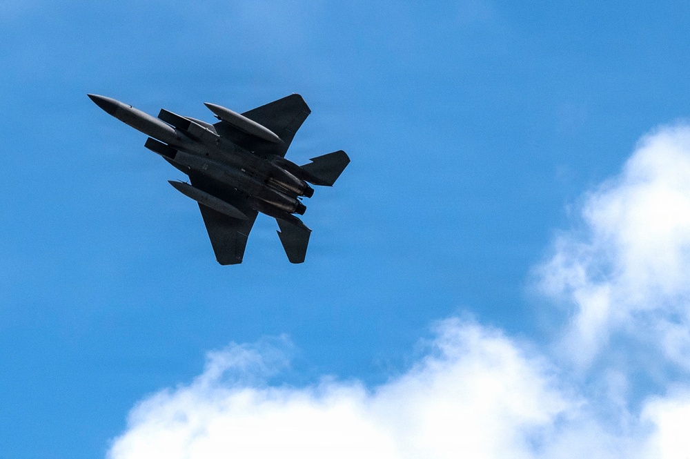 F-15 fly by