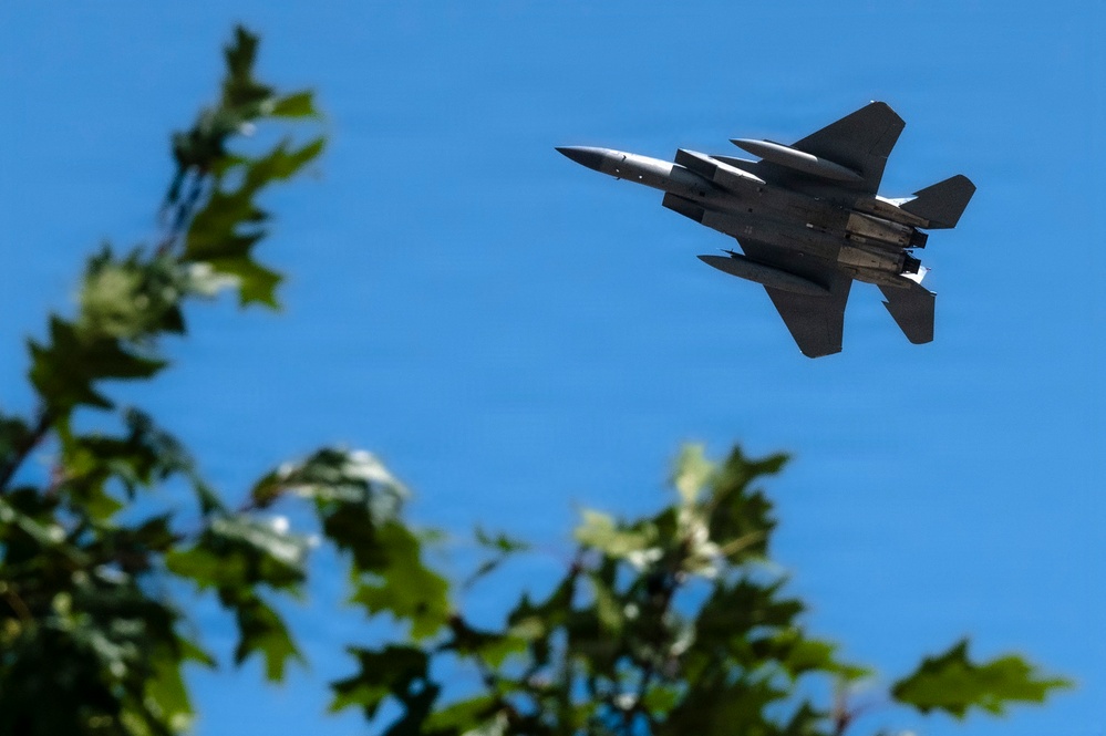 F-15 fly by