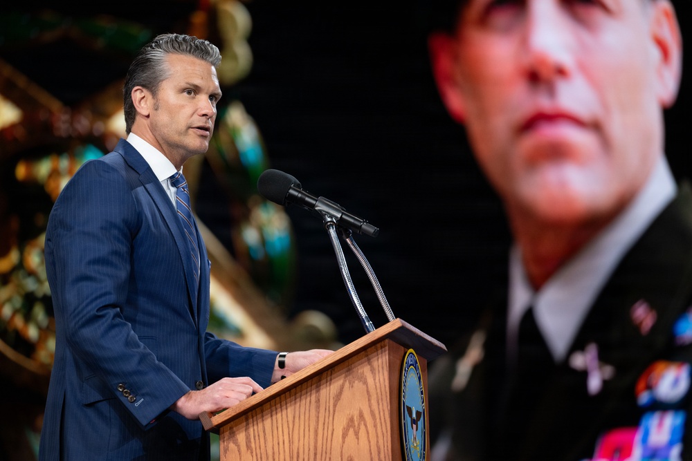 Hall of Heroes Induction Ceremony for Medal of Honor Recipient Maj. Nicholas Dockery