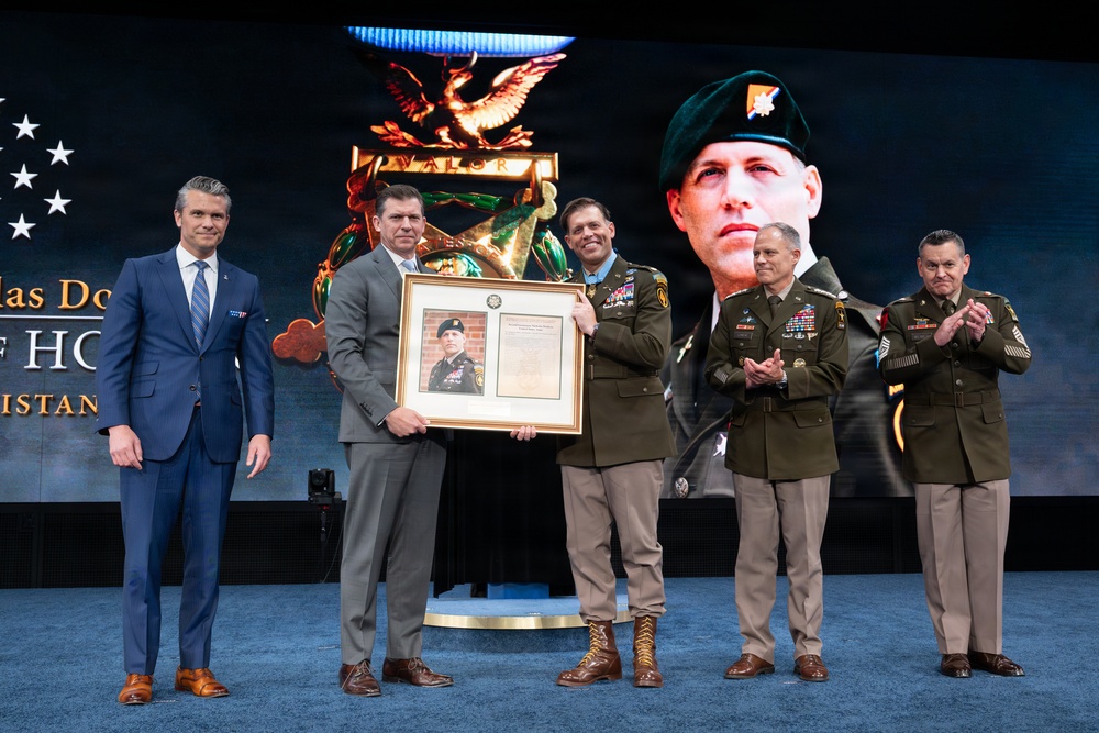 Hall of Heroes Induction Ceremony for Medal of Honor Recipient Maj. Nicholas Dockery