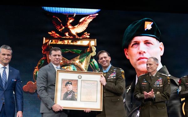 Hall of Heroes Induction Ceremony for Medal of Honor Recipient Maj. Nicholas Dockery