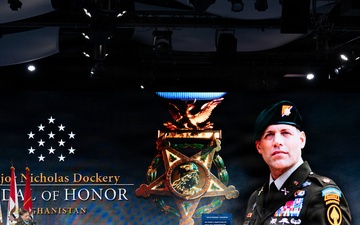 Hall of Heroes Induction Ceremony for Medal of Honor Recipient Maj. Nicholas Dockery