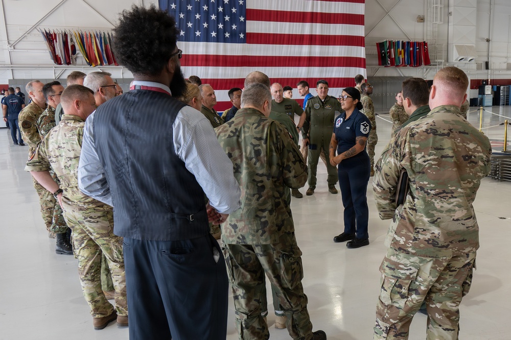 DAF Attache Tour at Nellis Air Force Base