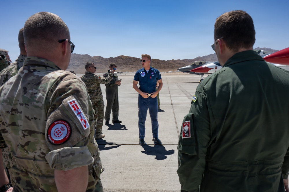 DAF Attache Tour at Nellis Air Force Base