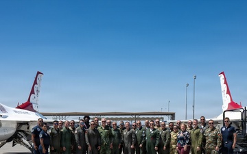 DAF Attache Tour at Nellis Air Force Base