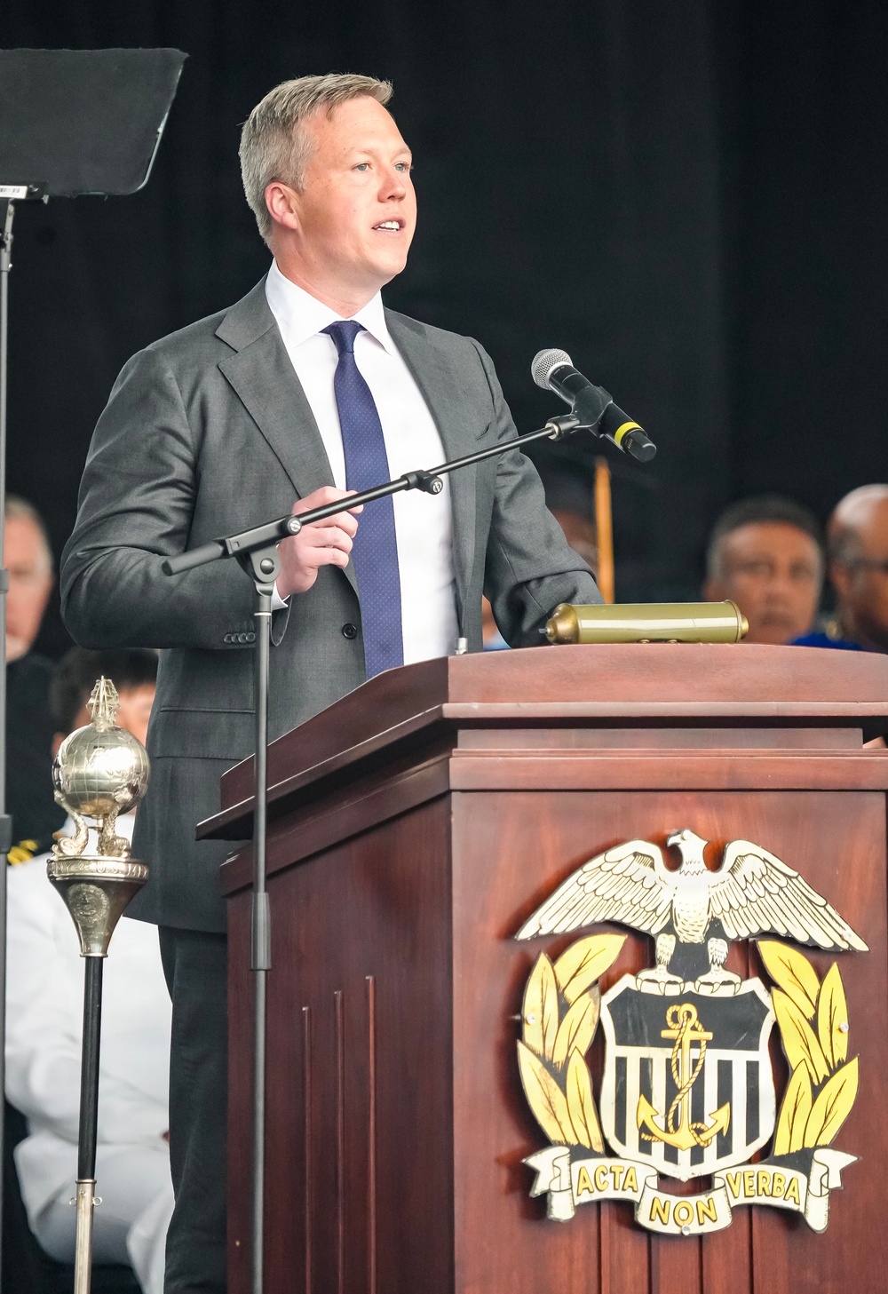 Secretary of the Army Daniel Driscoll Speaks at U.S. Merchant Marine Academy 90th Commencement