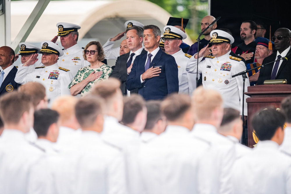Secretary of the Army Daniel Driscoll Speaks at U.S. Merchant Marine Academy 90th Commencement