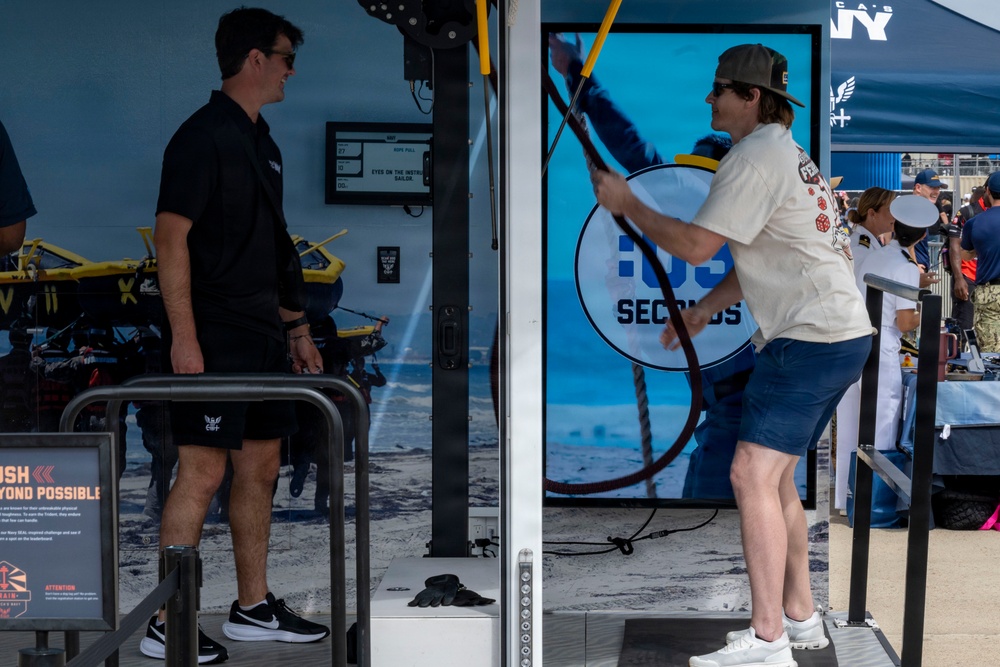 Navy Recruiting at Nascar 250
