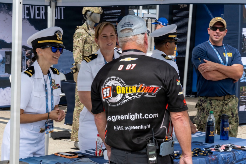Navy Recruiting at Nascar 250
