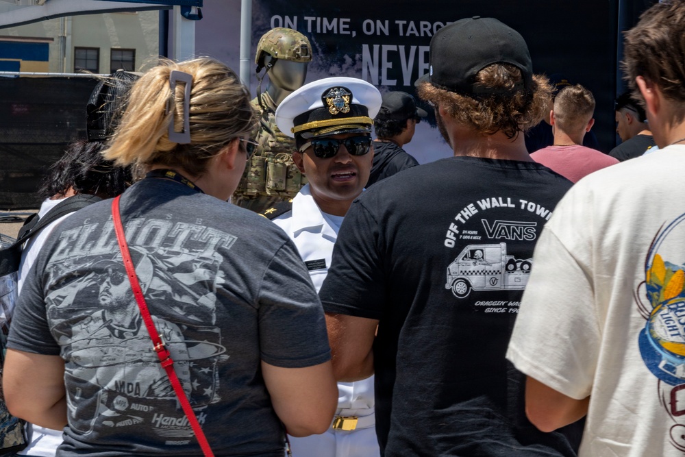 Navy Recruiting at Nascar 250