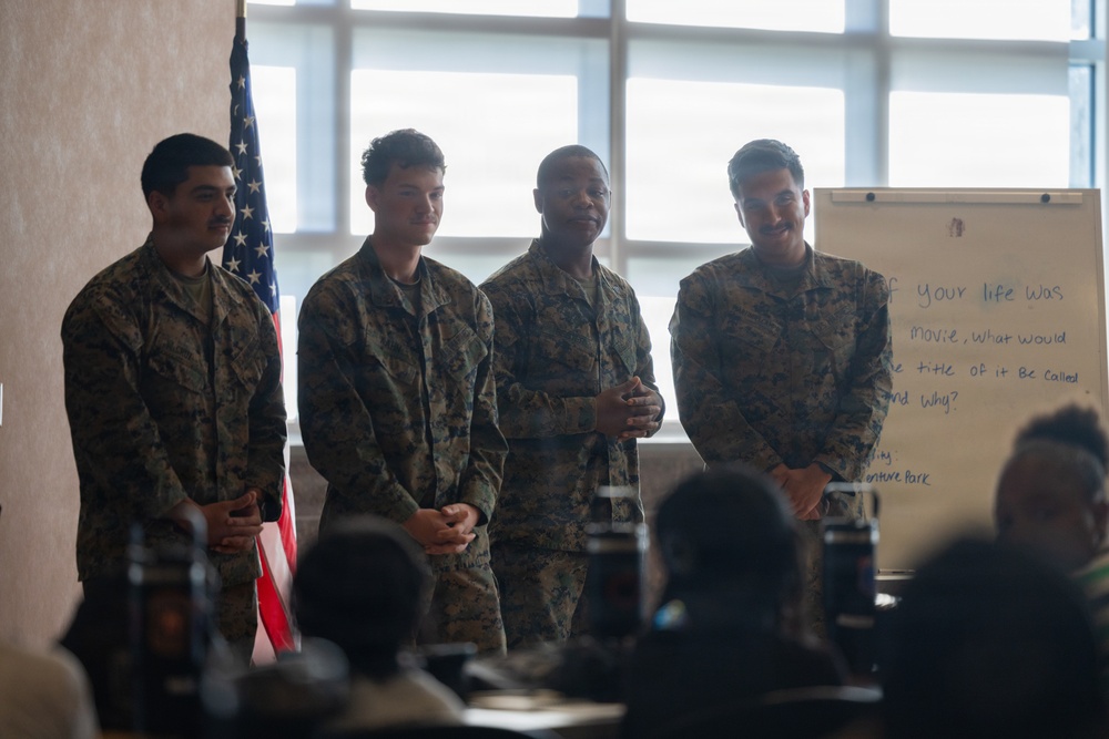 U.S. Marines support Norfolk Police Department Summer Camp