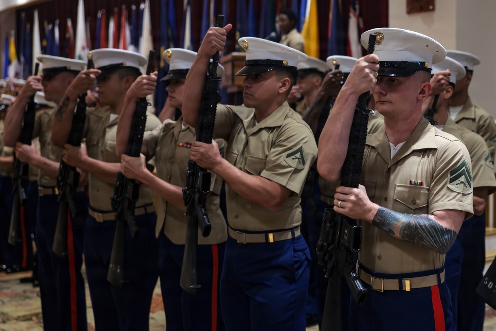 7th Communication Battalion holds change of command ceremony