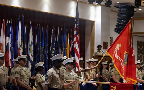 7th Communication Battalion holds change of command ceremony
