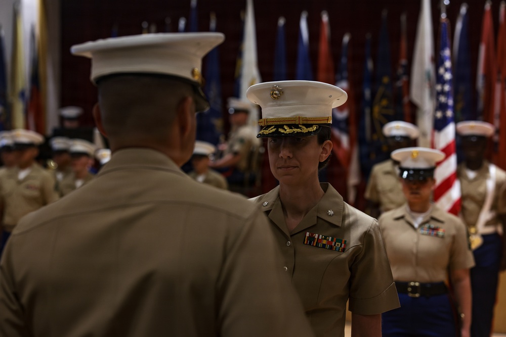 7th Communication Battalion holds change of command ceremony