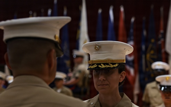 7th Communication Battalion holds change of command ceremony