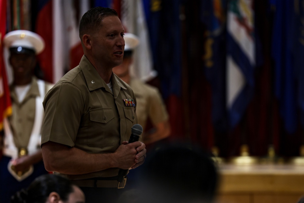 7th Communication Battalion holds change of command ceremony
