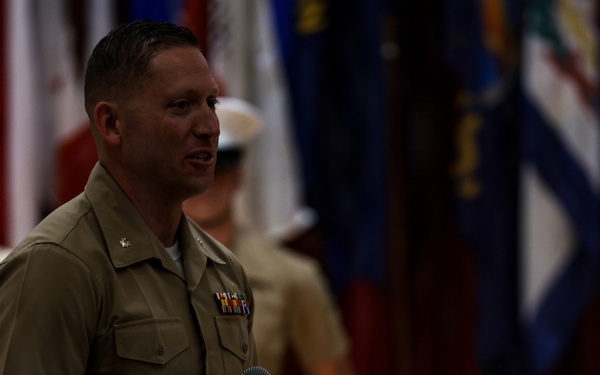 7th Communication Battalion holds change of command ceremony