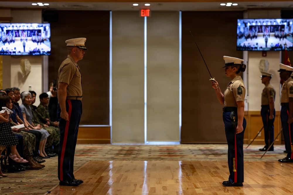 7th Communication Battalion holds change of command ceremony