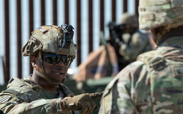 Maj. Gen. Taylor Visits Yuma Sector